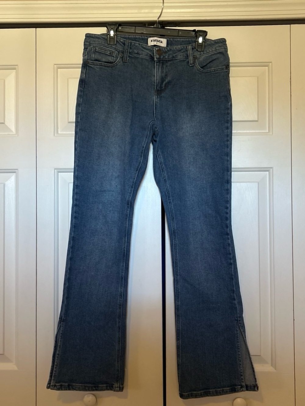 RSQ Women's Dark Blue Flare Jeans